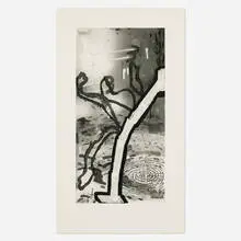 Al Taylor, Untitled (Large Tape), 1988, intaglio on Somerset Satin