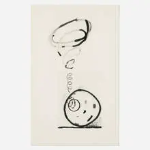 Al Taylor, Untitled (Double Spiral), 1988, etching on Somerset Satin