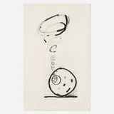 Al Taylor, Untitled (Double Spiral), 1988, etching on Somerset Satin