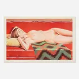 Mel Ramos, Navajo Nudo (from the Nudes Album), 1974, collotype in colors