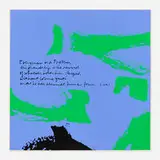 Corita Kent, proteus could assume different forms, 1972, screenprint in colors