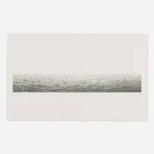 Vija Celmins, Untitled (Ocean), 1972, lithograph on Roll Rives
