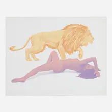 Mel Ramos, Leo, 1971, screenprint in colors