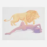 Mel Ramos, Leo, 1971, screenprint in colors