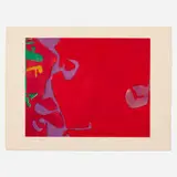 Patrick Heron, Morning Reds, 1979, etching and aquatint in colors