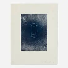 Ed Ruscha, Sunliner #3 (from the Sunliners series), etching and aquatint in colors on Hahnemühle