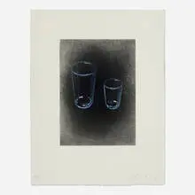 Sunliner #6 (from the Sunliners series) by Ed Ruscha, etching and aquatint in colors on Hahnemühle, sold May 2026