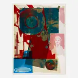 Robert Rauschenberg, Local Quarry One, 1968, offset lithograph in colors