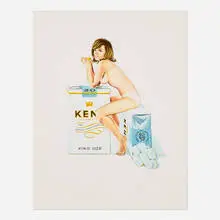 Mel Ramos, Micronite Mary, 1990, lithograph in colors
