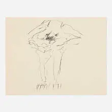Willem de Kooning, Clam Digger (from Portfolio 9), 1966, lithograph on Arches