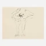 Willem de Kooning, Clam Digger (from Portfolio 9), 1966, lithograph on Arches