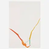 Helen Frankenthaler, What Red Lines Can Do, 1970, screenprint in colors on Arches handmade paper
