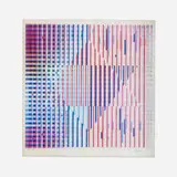 Star of David by Yaacov Agam, 1986, polymorph in colors, sold May 2026