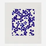 Donald Sultan, Wallflower 1 (from the Wallflowers portfolio), 2008, screenprint in colors