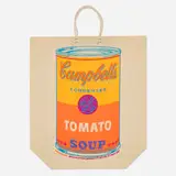 Andy Warhol, Campbell's Soup Can (Tomato), 1966, screenprint in colors on shopping bag