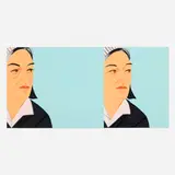 Alex Katz, Ada Ada, 2025, screenprint in colors on Somerset Tub Sized Rough Textured Satin White