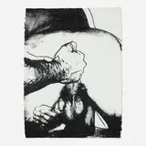 Andy Warhol, Untitled (from the Sex Parts series), 1978, screenprint in colors on HMP
