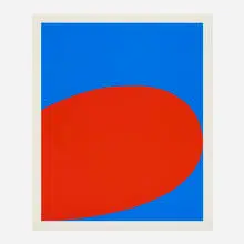 Ellsworth Kelly, Red Blue (from the X + X (Ten Works by Ten Painters) portfolio), 1964, screenprint in colors