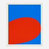 Ellsworth Kelly, Red Blue (from the X + X (Ten Works by Ten Painters) portfolio), 1964, screenprint in colors