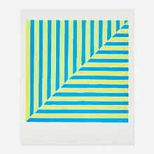 Frank Stella, Untitled (Rabat) (from the X + X (Ten Works by Ten Painters) portfolio), 1964, screenprint in colors