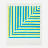 Frank Stella, Untitled (Rabat) (from the X + X (Ten Works by Ten Painters) portfolio), 1964, screenprint in colors