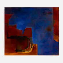 Cordelia Urueta, Muralla, 1987, oil on canvas