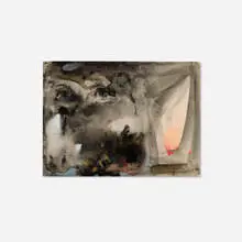 Héctor Poleo, Eyes, 1961, watercolor on paper