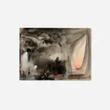 Héctor Poleo, Eyes, 1961, watercolor on paper