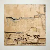 Lucio Muñoz, Untitled, wood construction