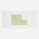 Robert Mangold, Untitled (from the A Book of Silk Screen Prints portfolio), 1992, screenprint in colors on Fabriano Cotton