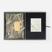 Claes Oldenburg, The Soap at Baton Rouge, 1990, cast resin, vinyl filled with aluminum silicate, screenprint on acetate, book, cloth covered portfolio box
