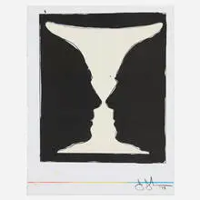 Jasper Johns, Cup 2 Picasso (for XXe Siècle No. 40), 1973, lithograph in colors