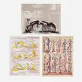 Henry Moore, Three works for XXe Siècle, lithograph in colors