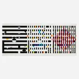 Yaacov Agam, Progression (for XXe Siècle No. 37), 1971, screenprint in colors