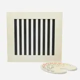 Yaacov Agam, Transformable Dialogue 2, screenprint, plastic palette, steel, magnets