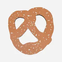 N.Y.C. Pretzel by Claes Oldenburg, 1994, screenprint in colors on cardboard, sold Jun 2026