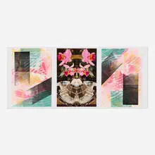 Paul Reed, Untitled (triptych), 1989, monoprint and C-print