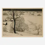 Charles M. Capps, Mission Accomplished, 1945, etching and aquatint