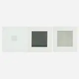 Edda Renouf, Three works from the Clusters series, 1976, etching and aquatint on BFK Rives
