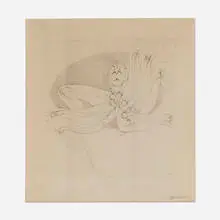 Hans Bellmer, Untitled (from the Les Marionnettes portfolio), 1969, etching in colors on Japon