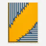 Nicholas Krushenick, Long Beach, 1978, screenprint in colors