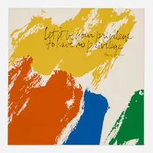 Corita Kent, privilege, 1979, screenprint in colors
