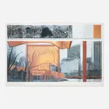 Christo, The Gates Project for Central Park, New York, 2004, offset lithograph in colors