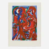 Herbert Gentry, Near to You, 1989, lithograph in colors