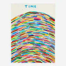 David Shrigley, Untitled (Time), 2020, acrylic on Fabriano Artistico