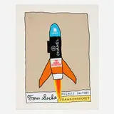 Tom Sachs, TOO DARN HOT, 2022, screenprint in colors on 600gsm Somerset Tub Sized Satin