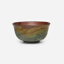 Bowl by Toshiko Takaezu, c. 1975, glazed stoneware, sold Jun 2026