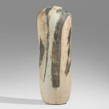Toshiko Takaezu, Tall Closed Form, 1988, glazed stoneware