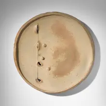 Untitled (Plate) by Peter Voulkos, 1978, glazed, gouged and incised gas-fired stoneware, sold Jun 2026