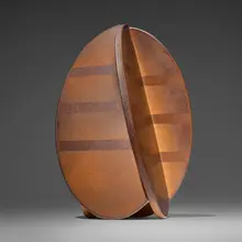 John Mason, Intersecting Orbital Planes, Ember with Tracers, 2007, glazed stoneware